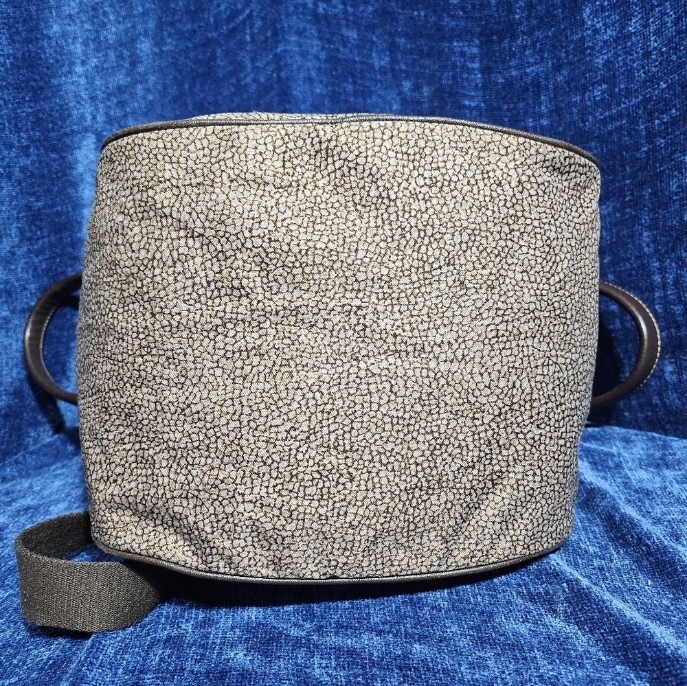 Borbonese Redwall Italia Convertible Partridge Purse Handbag Nylon - Picture 7 of 13